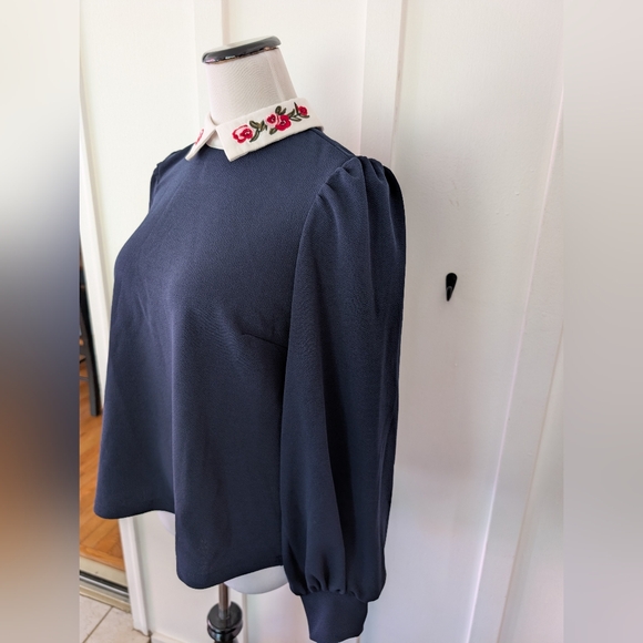 Shein Embellished Collar Top - Picture 13 of 13